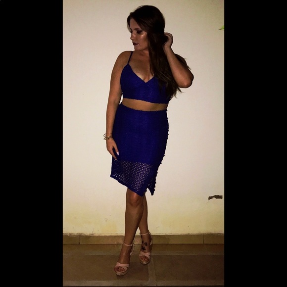 Fashion Nova Dresses & Skirts - Lace / Crochet Two Piece Set